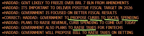 NGurushina's tweet image. “Raising revenue/cutting spending” headlines from Brazil. Waiting for further details.