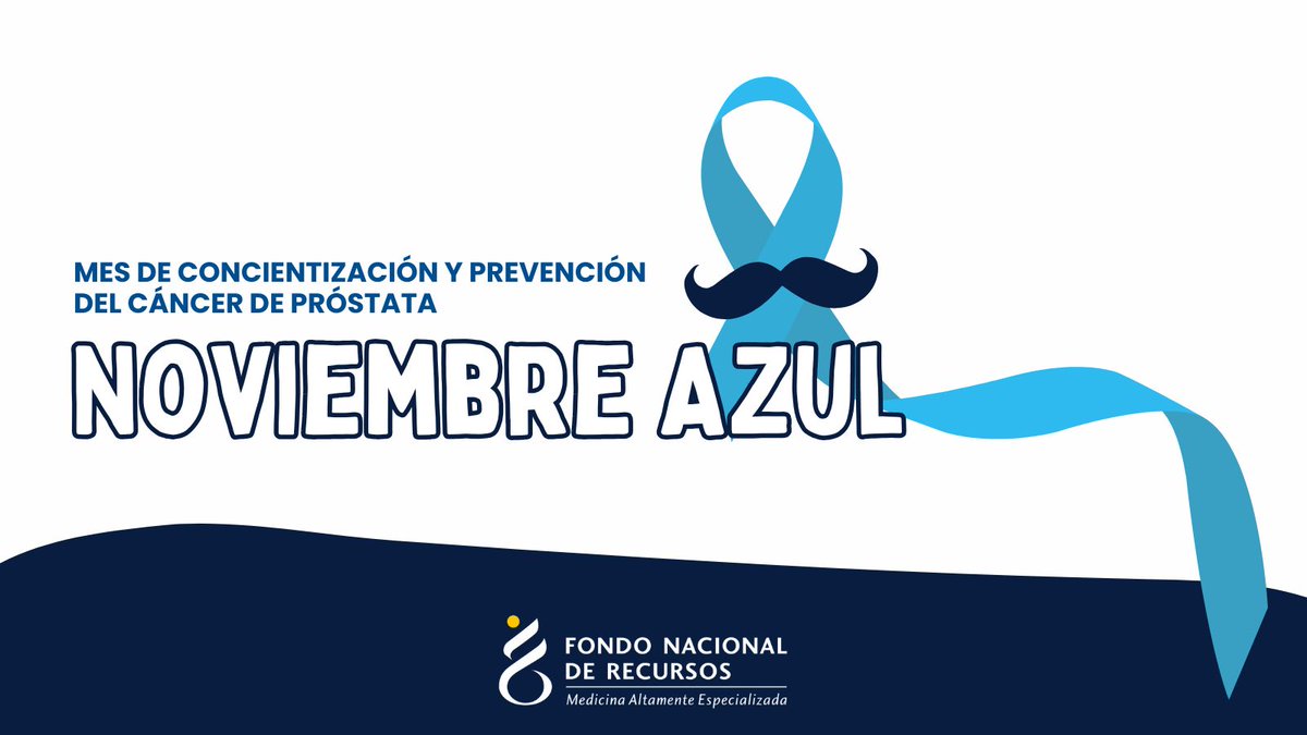 🔵 Noviembre es el mes de la concientización y prevención del cáncer de próstata.

La detección temprana puede salvar vidas. Consultá con tu médico y realizá tus controles a tiempo.

#Salud #Prevención #CáncerDePróstata
