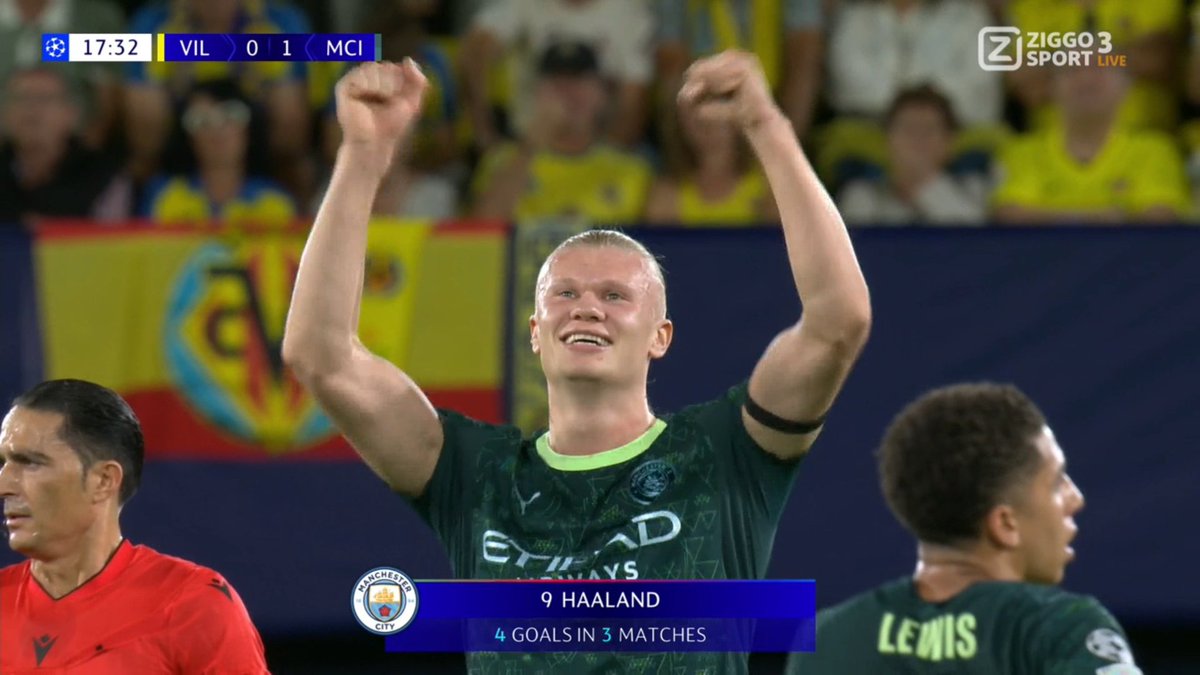 📸 - 4 GOALS IN 3 CHAMPIONS LEAGUE MATCHES! LADIES AND GENTLEMEN, IT'S ERLING BRAUT HAALAND!