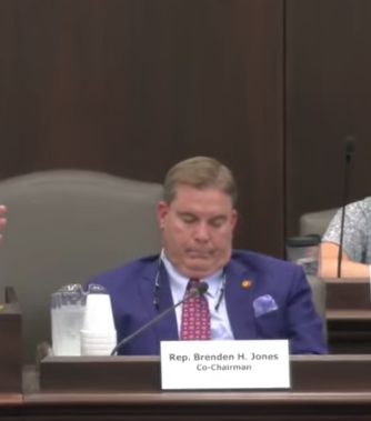 NCHouseDems's tweet image. This is a man who has no spine. @BrendenJonesNC hasn't looked up from his phone for a single speaker in the House Select Committee on Redistricting. He knows this is wrong. #ncpol