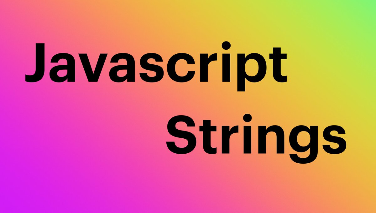 madhubabu_iitb's tweet image. In #JavaScript, strings are immutable — once created, they can’t be changed.
Every string operation returns a new string, not a modified one.
toUpperCase(), trim(), includes(), slice(), split(),
replace(), repeat(), padStart(), padEnd()
#WebDev