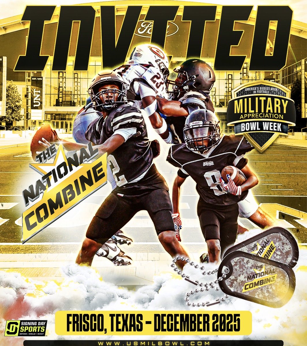 Thanks for the invite <a href="/USArmyBowl/">Military Appreciation Bowl Week</a> For The National Combine.. <a href="/Jake_Bentley_/">Jake Bentley</a>