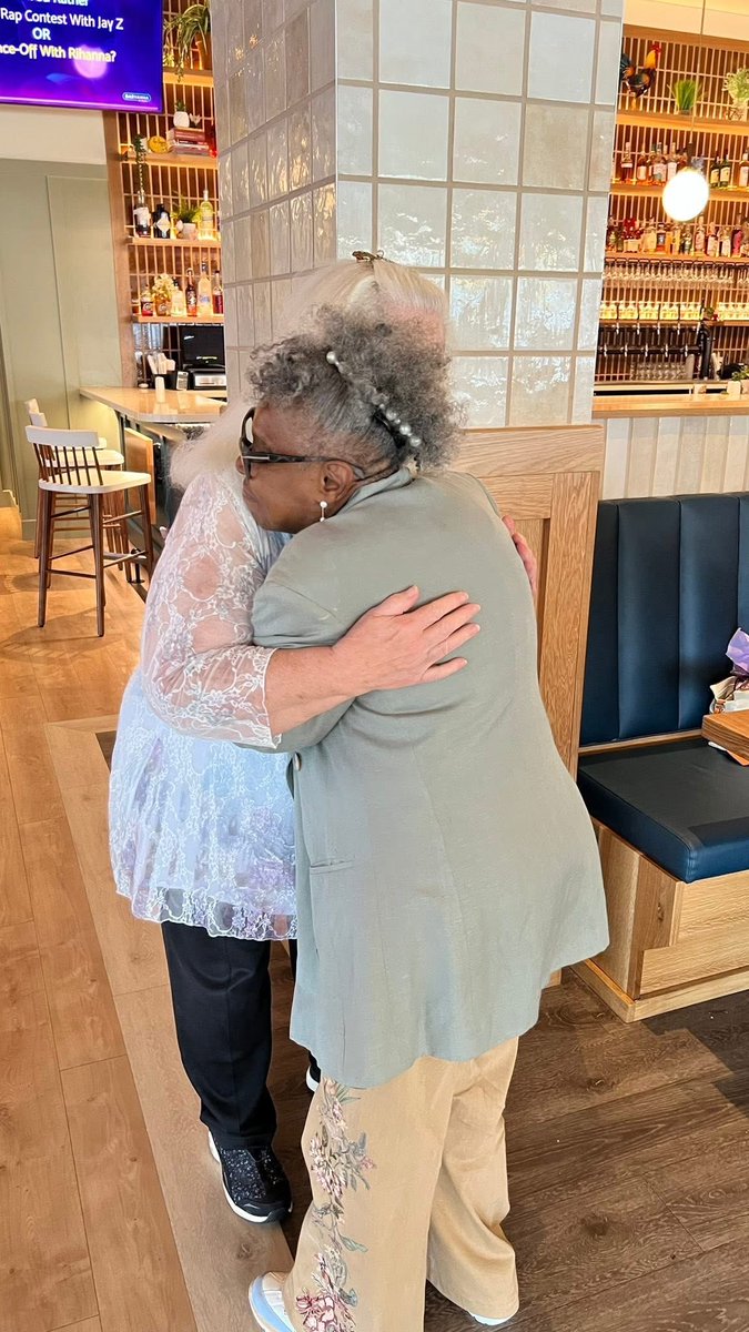 Angels_914's tweet image. Happy 9 year Anniversary Luncheon!!!! We are soooo blessed to share life together!!! 💜