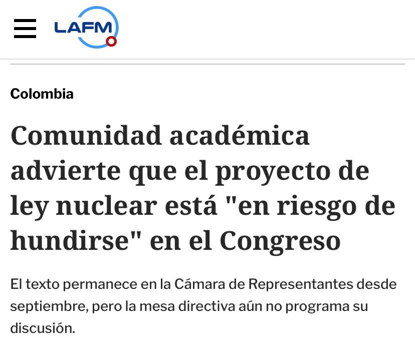 CamiloPrietoVal's tweet photo. Pedimos a la Mesa Directiva de la @CamaraColombia que permita el debate de la #LeyNuclearYa. @Julianlopezte @davalho @jua11se https://t.co/SSzVI029YI