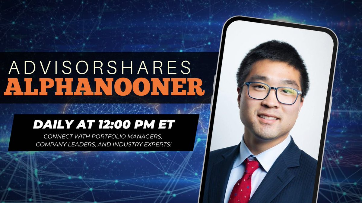 #AlphaNooner Show LIVE TOMORROW! at 12PM ET with Edward Nakamura from GAMCO Investors Inc. <a href="/InvestGabelli/">GAMCO Investors</a> and Mackenzie Peterson <a href="/mpadvisorshares/">Mackenzie P</a> talking #stocks #ETFs #investments 
Links to watch: hubs.li/Q03P2z_g0