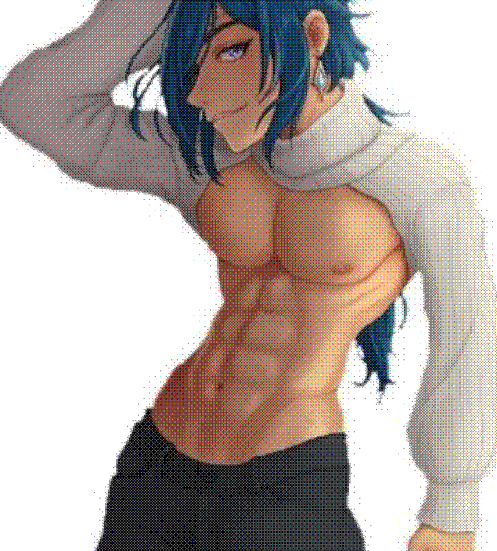 febreezy_lalala's tweet image. I just drew this photo realistic art on mspaint using ONLY CMYKRGB pixels.