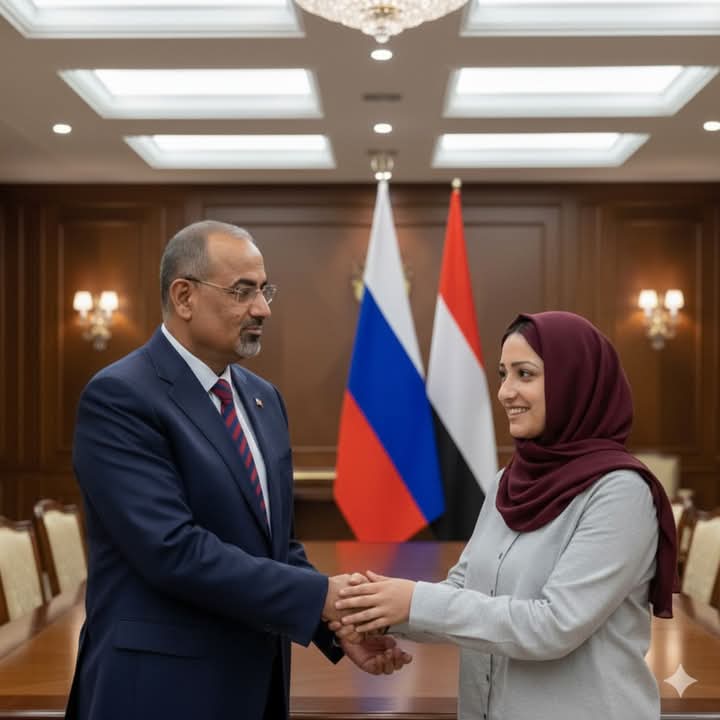 BansybTh's tweet image. من داخل السفاره اليمنيه في موسكو 

كشماليه لم اكن اتخيل ان يأتي يوم ارى فيه القضيه الجنوبيه بهذا الوضوح وهذه القوه كنت اسمع عنها كثيرا من بعيد لكن حين التقيت بالرئيس عيدروس الزبيدي رأيت بعيني ان الامر اكبر من مجرد مطالب او شعارات 

رأيت في حديثه ايمانا عميقا وهدوء الواثق