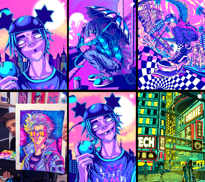 d1srupt0rs's tweet image. Meet Fernando! The genius behind D1srupt0rs’ visuals.
He’s known for his signature color palette… but we couldn’t resist d1srupting it.