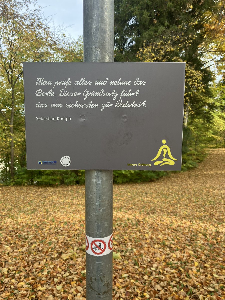 Ich liebe ihn einfach - den Herrn Kneipp, und in Bad Faulenbach gibt es eine super Anlage, die zum Verweilen einlädt.