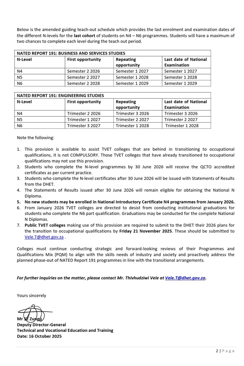 PatienceZazini's tweet image. 📣 SWGC UPDATE 📣 

2026 N4 Applications for Business, Utility &amp;amp; Engineering Studies officially open from 22 Oct 2025!

Apply at 👉 swgc.co.za 

🚨 Space is limited!

#N4Applications2026 #TVETOpportunity #LegacyInLearning #YourFutureStartsHere