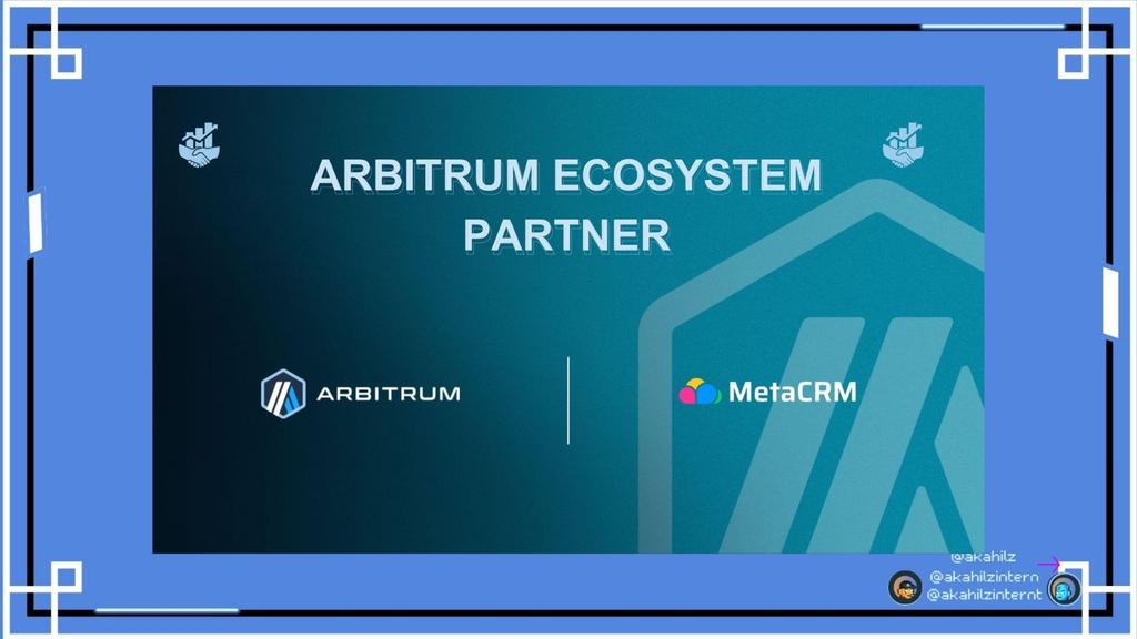 akahilzintern's tweet image. The @arbitrum ecosystem is absolutely buzzing right now, a clear leader in fostering the next wave of Web3 innovation with @metacrm_inc as an example.
It's incredible to see the constant stream of projects building up.
#Arbitrum #Akahilz #Web3
1/3 🧵