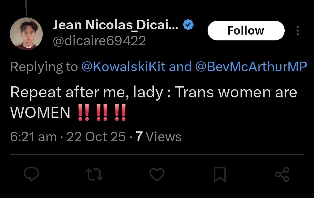 No I will not repeat this lie.