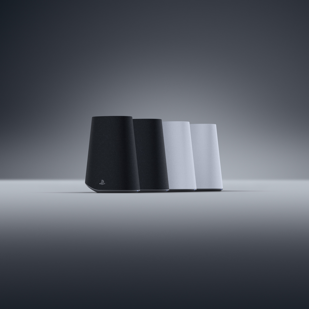 Sony's tweet image. Take a closer look at the Pulse Elevate wireless speakers, bringing gaming audio and clear voice chat to your desktop setup in 2026.