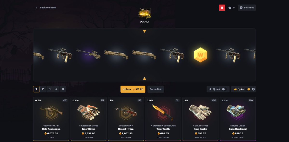 Pierce (@pierceee30) on Twitter photo My official case on <a href="/CSGOWincom/">CSGOWin.com</a> is officially LIVE 🔥
First person to hit any of the three Golds will get a $100 Tip of any crypto of there choice 😮💨
$25 Giveaway with this as well to celebrate 🥳
RT & Tag a friend 💪🏼 My official case on <a href="/CSGOWincom/">CSGOWin.com</a> is officially LIVE 🔥
First person to hit any of the three Golds will get a $100 Tip of any crypto of there choice 😮💨
$25 Giveaway with this as well to celebrate 🥳
RT & Tag a friend 💪🏼