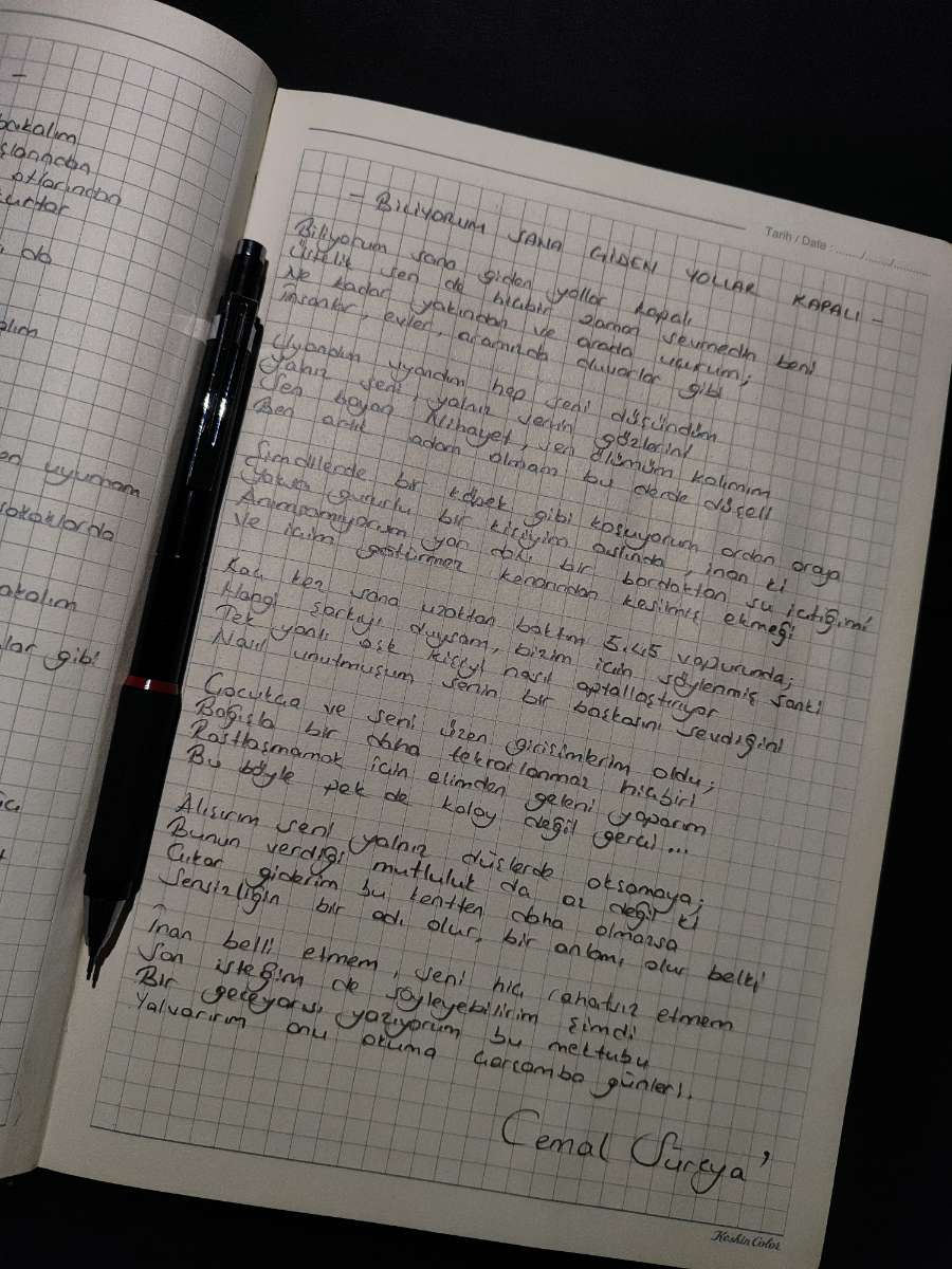 Biliyorum, sana giden yollar kapalı.