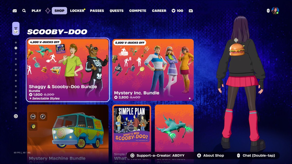 Vulture5x's tweet image. May pick 1 random reply to get the entire Mystery Gang Bundle!
Repost + Reply If I should pick x1 random person! ♻️💬
#Fortnite #ScoobyDooFortnite #Fortnitemares #Fortnitemares2025