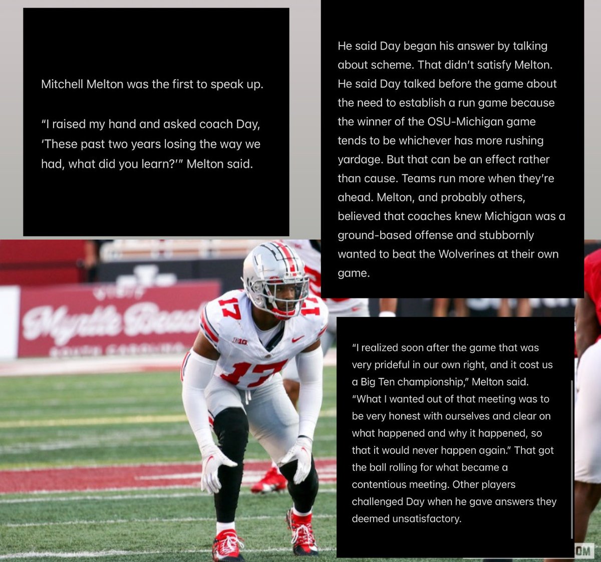 Very thankful for Mitchell Melton

Wish he was still a Buckeye, glad he is having success at UVA