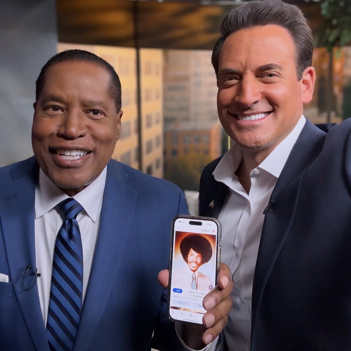 That time the “Sage of South Central” <a href="/larryelder/">Larry Elder</a> showed me the SPECTACULAR ‘fro he rocked when he visited Israel as a 21 year old🪩🕺