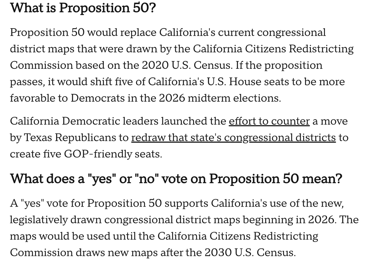 Californians have a chance to stop Republicans in their tracks on November 4th. Voting YES on Prop 50 will help level the playing field and protect democracy in all 50 states.