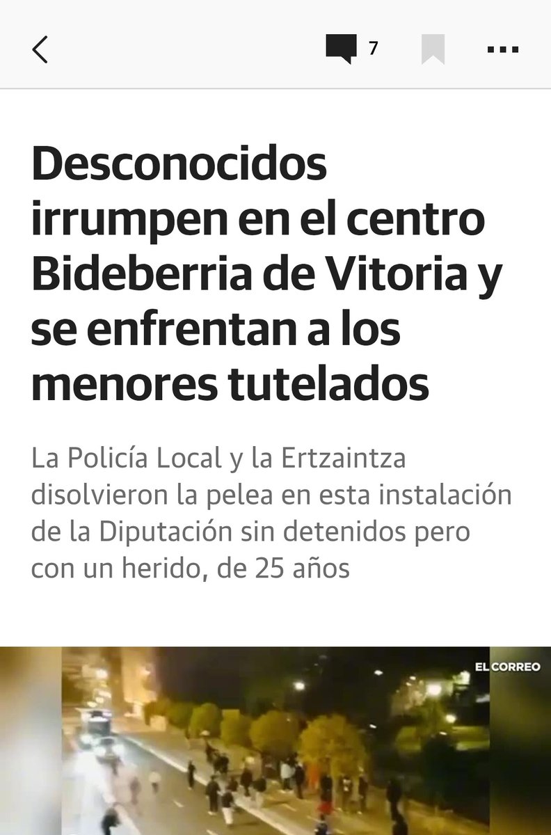 vox_alava's tweet image. 🔴 Desde VOX lo llevamos advirtiendo años. Los centros de MENAS son un foco de inseguridad.
Batalla campal en pleno centro de Vitoria. Los vecinos atemorizados como consecuencia de las políticas de inmigración ilegal masiva del separatismo y bipartidismo.
Deportaciones YA!