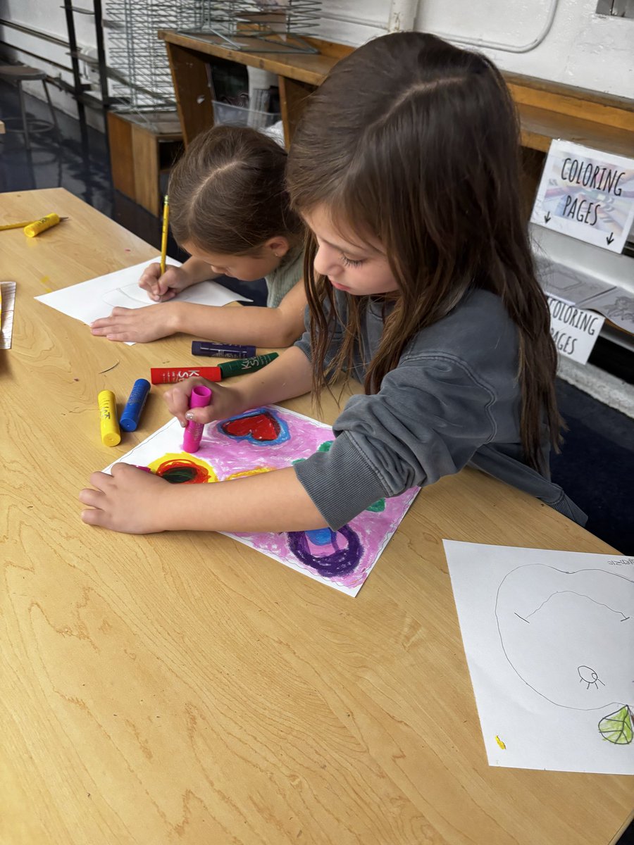 1st grade Kandinsky art using paint sticks 🎨 ✏️ <a href="/mrfreygould/">Andrew Frey-Gould</a>