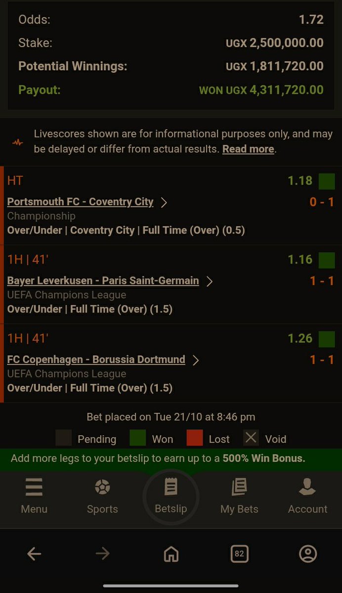 Allan's world (@allans_worldx) on Twitter photo Facts ? 
They hit the expected goals before HT π
Do you do VIP stakes ?, hit my inbox for over 1.5 goals Facts ? 
They hit the expected goals before HT π
Do you do VIP stakes ?, hit my inbox for over 1.5 goals