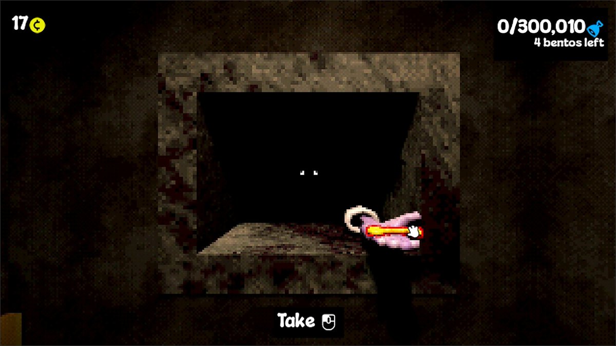 I'm making a game where a French monster locks you in a tiny room so you can cook for him in exchange for the key to the exit :D