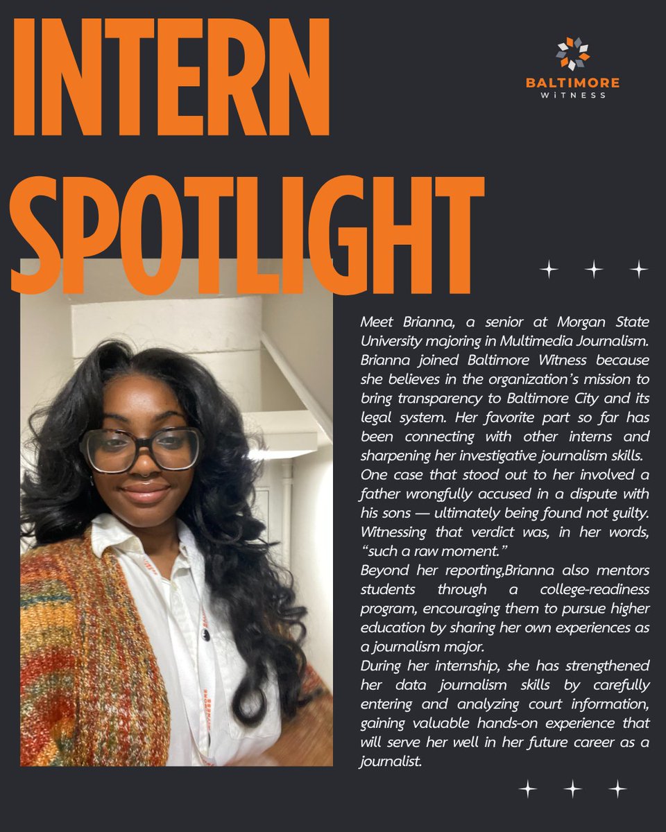 BaltWitness's tweet image. 💡Looking for a spring 2026 internship? Interested in gaining meaningful experience while making a difference? Check out the link in our bio to learn more about our internship opportunities and how to apply. #internships #springinternship  #Hiring