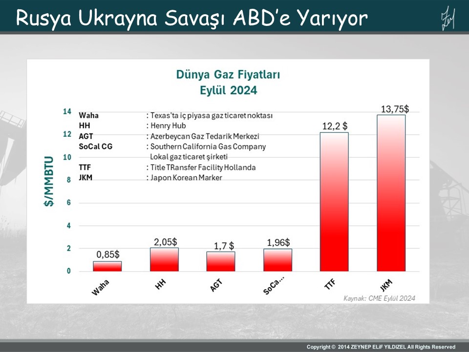 Geçen yıl bu zamanlar Dünya gaz fiyatları nasıldı?