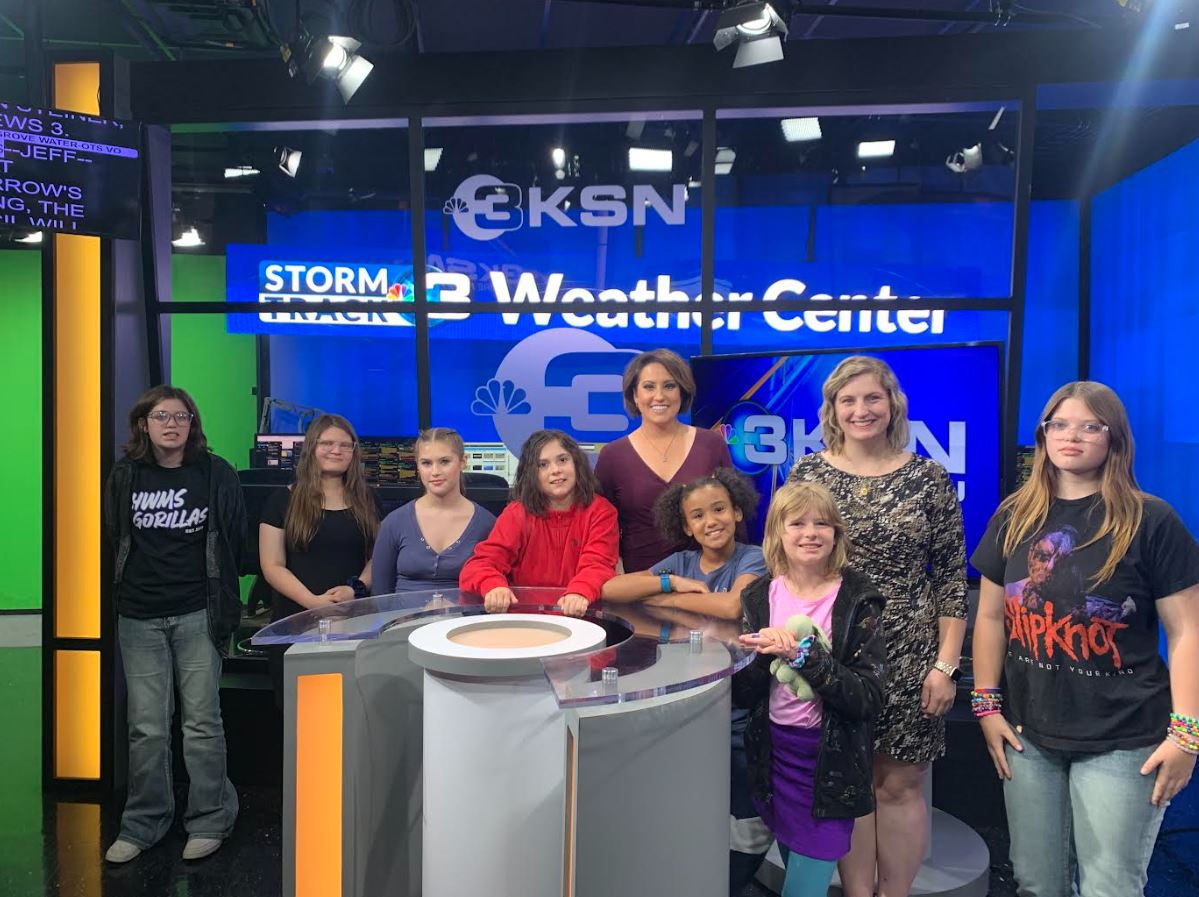 #kswx
This week we had a few Girl Scouts stop by <a href="/KSNNews/">KSN News Wichita</a>  to take a tour of our studio and hear about specific tornadoes that helped shape our warning system.  Thank you for stopping by!
<a href="/KSNStormTrack3/">KSN Storm Track 3</a> 
ksn.com/weather