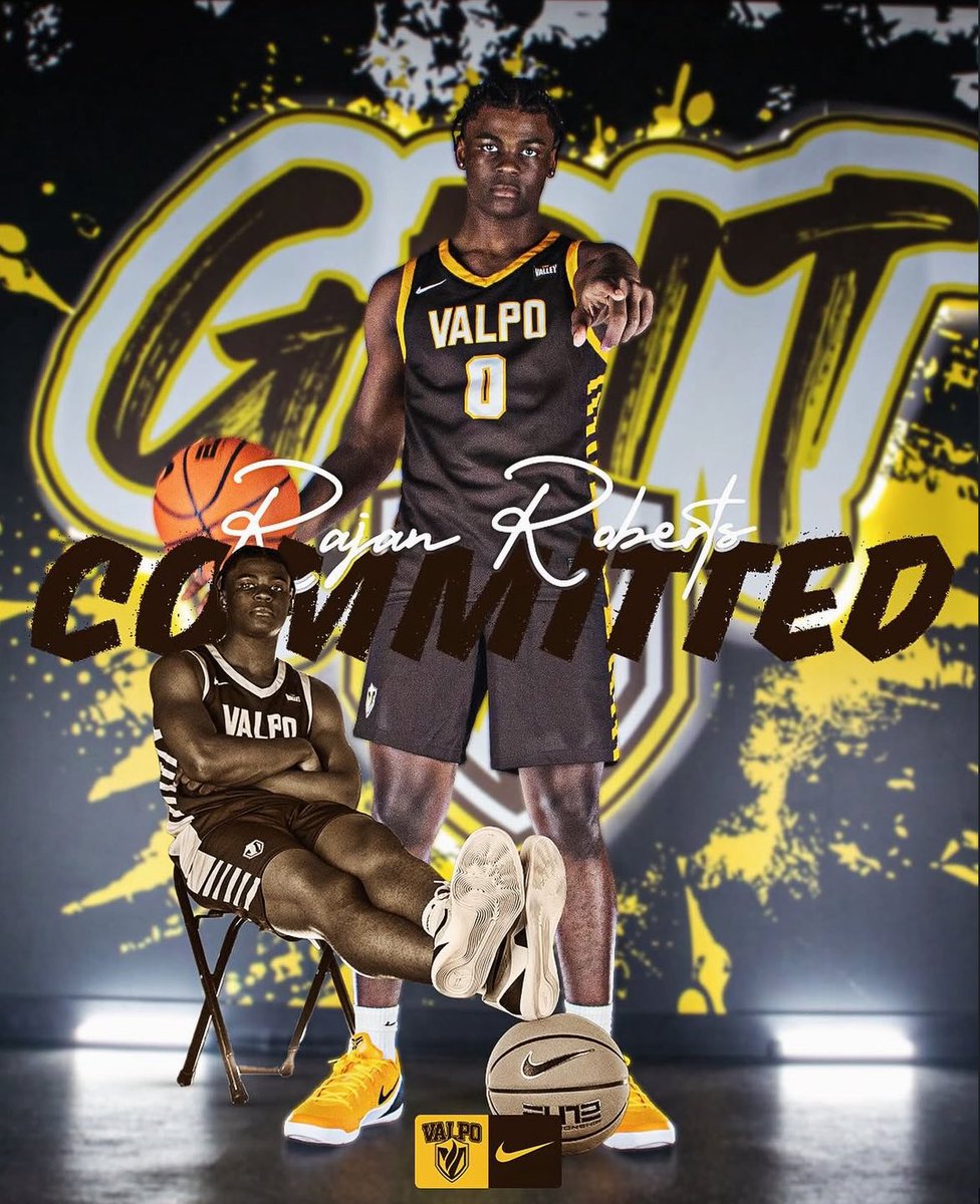 Sports4Illinois's tweet image. 2026 Rajan Roberts has committed to Valparaiso University🟤🟡 @RajanRob2 @AZCompass_Prep @MeanstreetsEYB