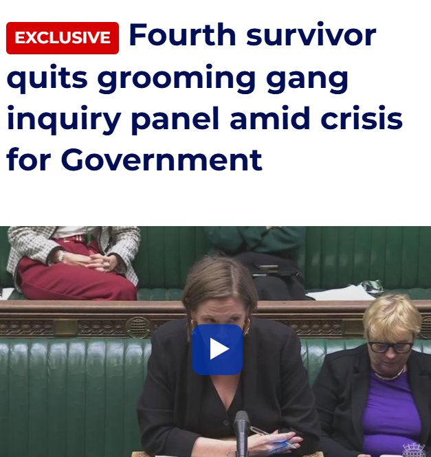 sqlblues's tweet image. The Government is in complete shambles over the grooming gangs inquiry. So far four women have quit the CSE survivors panel citing lies, manipulation, silencing, gaslighting and distortion. How many must quit before this government changes course?
