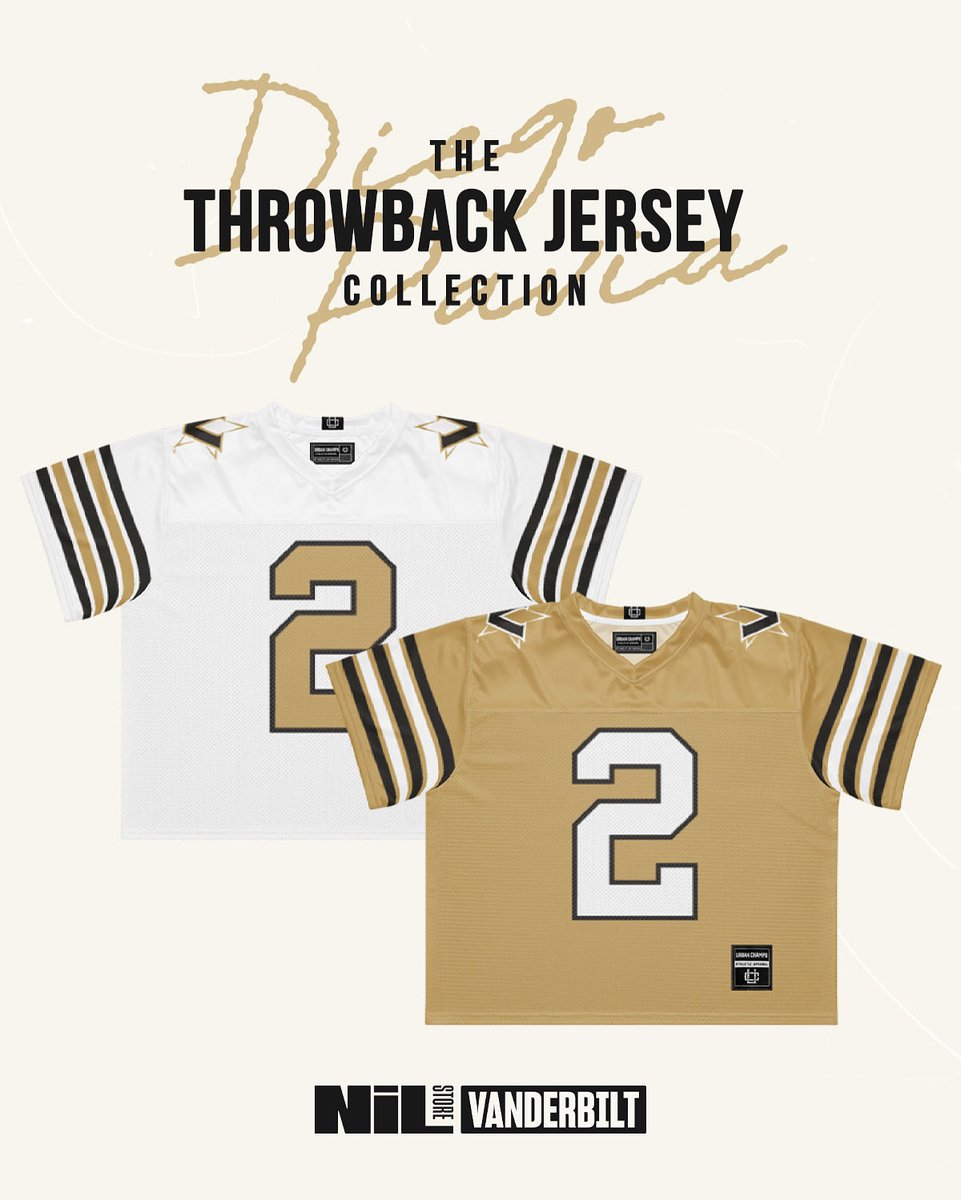 The Diego Pavia Throwback Collection is here!!!! 

Shop this 𝑺𝒑𝒆𝒄𝒊𝒂𝒍 𝑬𝒅𝒊𝒕𝒊𝒐𝒏 jersey and support your QB!!! ⚓️

Shop: nil.store/vanderbilt/van…