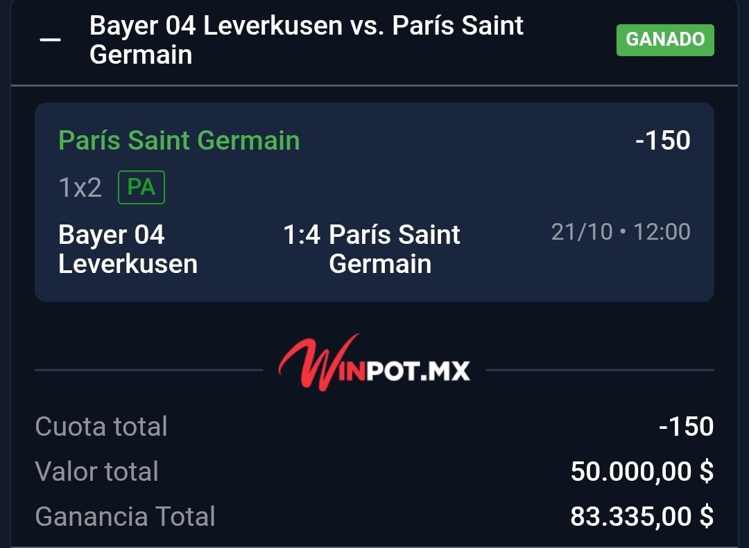 ChapitoApuestas's tweet photo. SE PRENDIÓ EL CERRO 🔥🔥🔥🔥 !!!

DÍA PERFECTO EN CHAMPIONS ✅️✅️✅️
DÍA PERFECTO EN CHAMPIONS ✅️✅️✅️

Simple y sencillamente no hay GRUPO PREMIUM que esté entregando más Ganancias que el nuestro.

EL GRUPO PREMIUM DEL MOMENTO 💎 !!

A Cobraaaaar mis Chingones ❤️ !!! https://t.co/sqV6uo5CCW