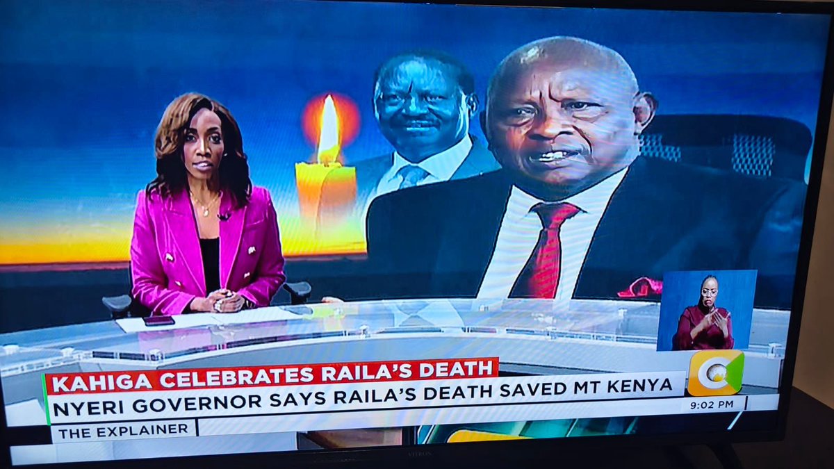 Reckless Statements from Governor Mutahi Kahiga.