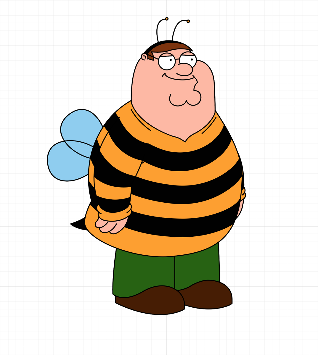 Behold internet, BEEter Griffin! I made this as a joke for my streams. Please don't sue me Disney.

#familyguy