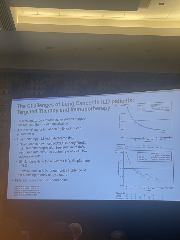 Excellent talk on lung cancer management in patients with ILD <a href="/journal_CHEST/">CHEST® Journal</a>  

#CHEST2025