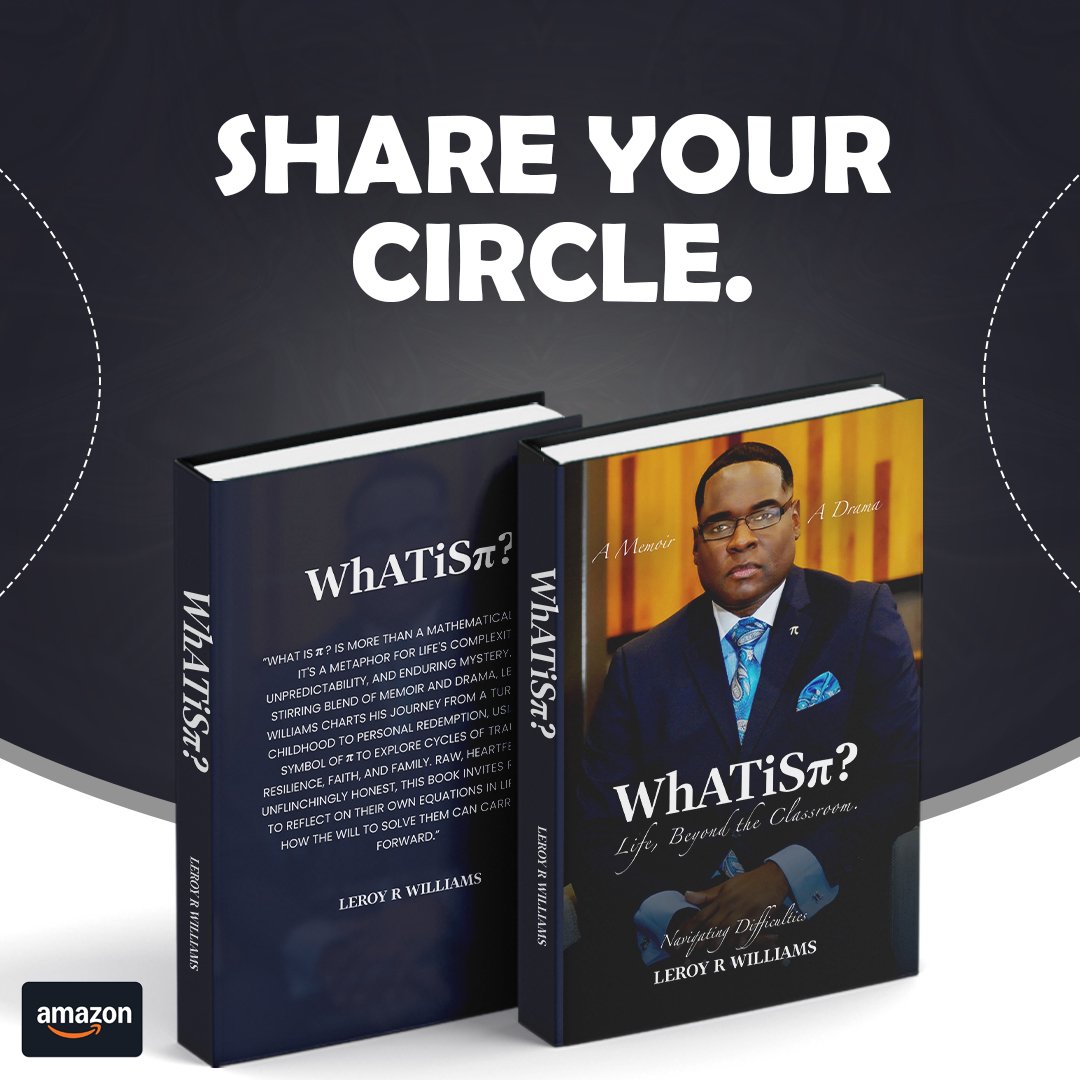 WhatIspi2025's tweet image. What’s your personal Pi, a challenge that keeps appearing in life? Share your story below and explore it in What Is π?
Join the conversation, grab your copy and reflect with “What Is π?”

SBN-13 : 979-8266866706
.
#YourLifeCircle #PiChallenge #JoinTheConversation #pi #book