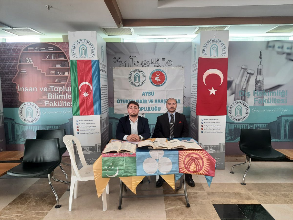 Ötüken Fikir ve Araştırma Topluluğu olarak,  Etlik Batı kampüs,  Esenboğa  A ve B blokta tanıtım standlarımızın açılışını gerçekleştirdik. Katılım sağlayan destek olan tüm Aybü ailesine teşekkür ederiz.