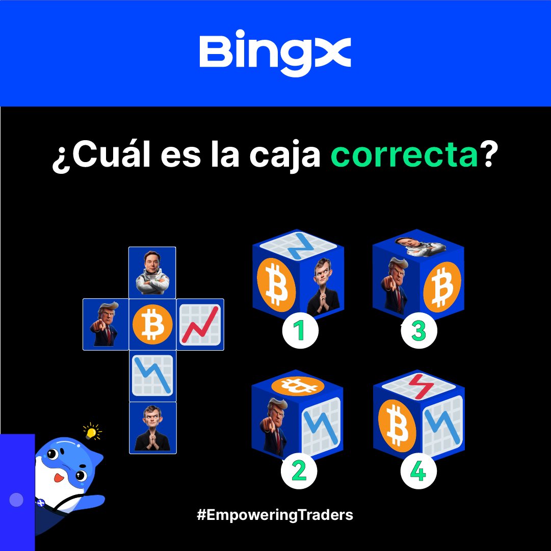 Es hora del #BingXQuiz.

Regalaremos 10 #USDT a tres respuestas correctas. 🙂

Para participar:
📲 Da seguir, like y retuitea.
🗓 Termina este jueves.

Comenta la respuesta 👇