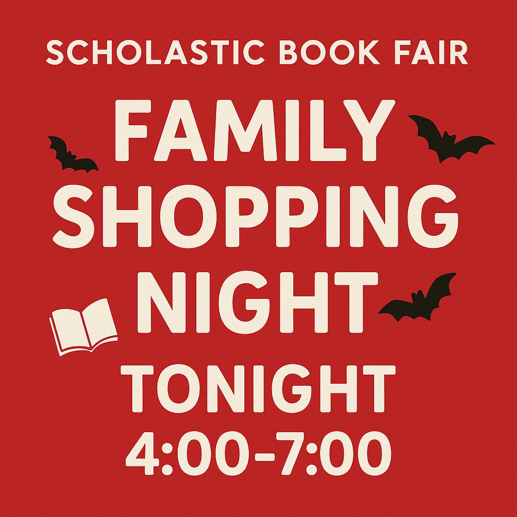 We can’t wait to see you tonight! We accept cash, card, or check for all purchases. All proceeds go towards new books for our library.