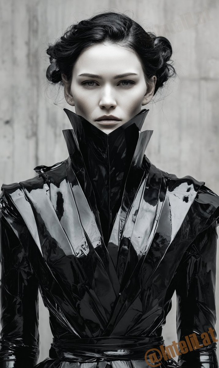 InteliLat's tweet image. #aiphoto #aifashion #latex #latexfashion #Originaloutfit