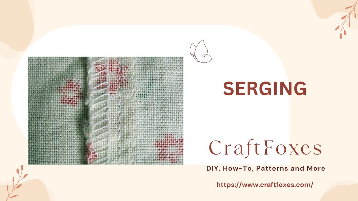 craftfoxes's tweet image. ✨ Ready to conquer serging? 🧵💪 Start with fabric prep and stitch practice! Adjust tension, let the creativity flow, and don’t stress—mistakes are just new creations in disguise! 🌟

craftfoxes.com/how_tos/sergin…

#CraftFoxes #Serging #Sew #Art #Craft #Shop #ArtsandCrafts