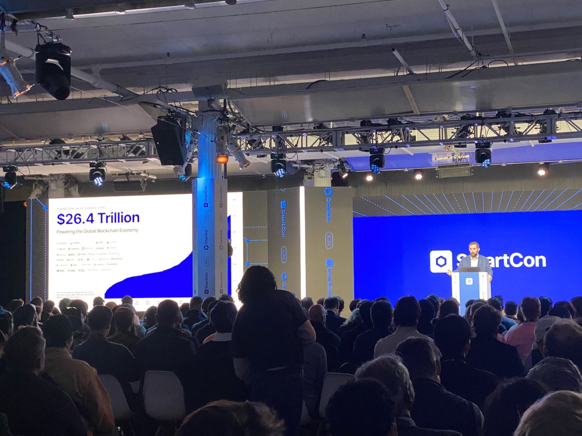 thanhnhaweb3's tweet image. Day 1 at Chainlink SmartCon NYC 2025 🚀
The future of finance is onchain — from stablecoins &amp;amp; RWAs to AI-powered innovation.
CRE + CCC = scalable, private, cross-chain finance.
#SmartCon2025 #Chainlink #Web3 #OnchainFinance