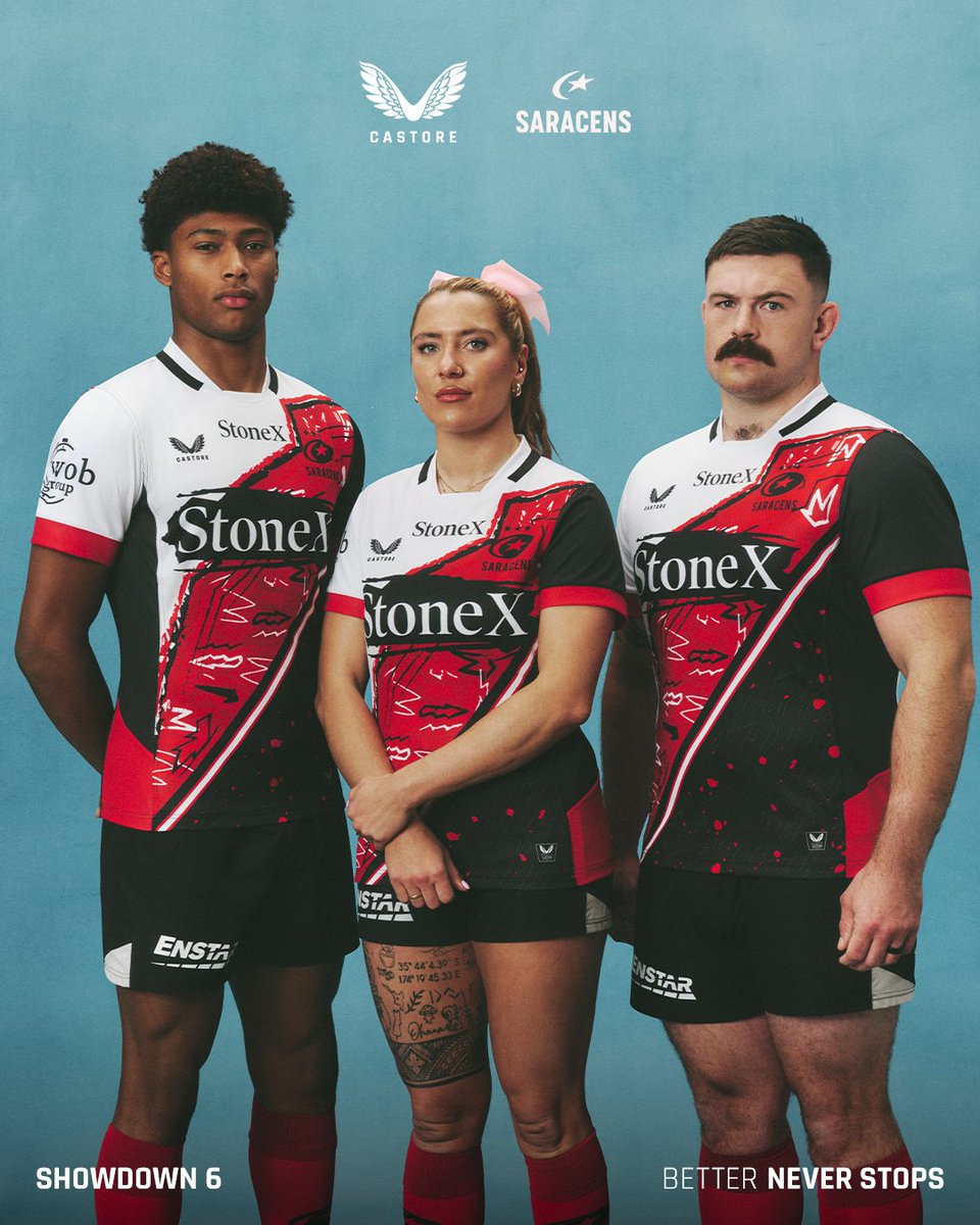 Saracens's tweet image. 🎨 Designed by eight pupils at Saracens High School.
🏟️ Will be worn by our Men &amp;amp; Women at SDVI.

Read all about our SDVI Kit 👇

🖱️ tinyurl.com/jk8app97