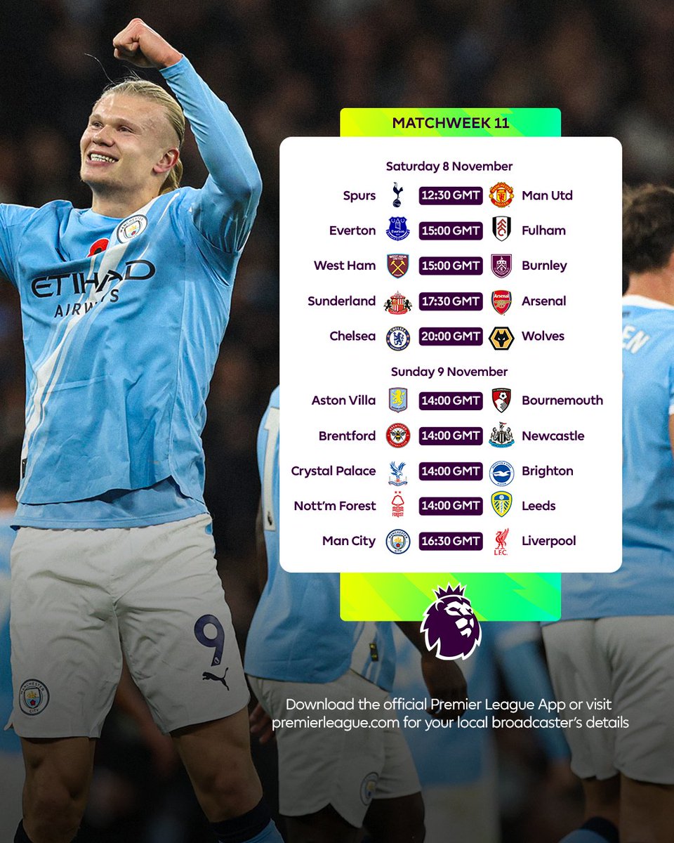 Here's the full schedule ⬇️