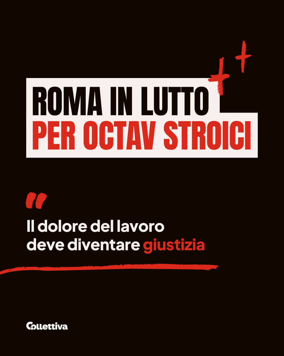 Roma oggi si ferma per ricordare Octav Stroici, l’operaio che ha perso la vita nel crollo della Torre dei Conti. Il sindaco Roberto Gualtieri ha proclamato il lutto cittadino: le bandiere delle sedi istituzionali sventolano a mezz’asta e i mezzi pubblici viaggiano listati a