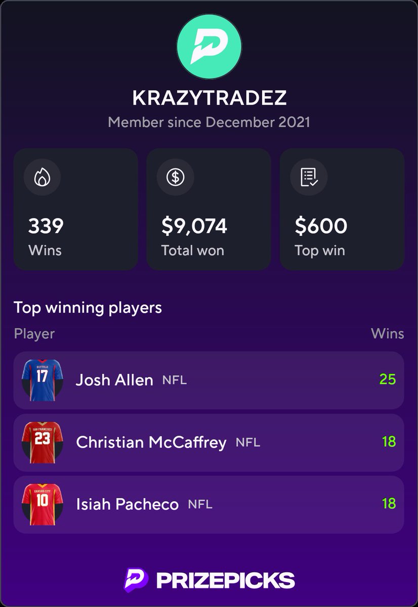 #prizepickswinning