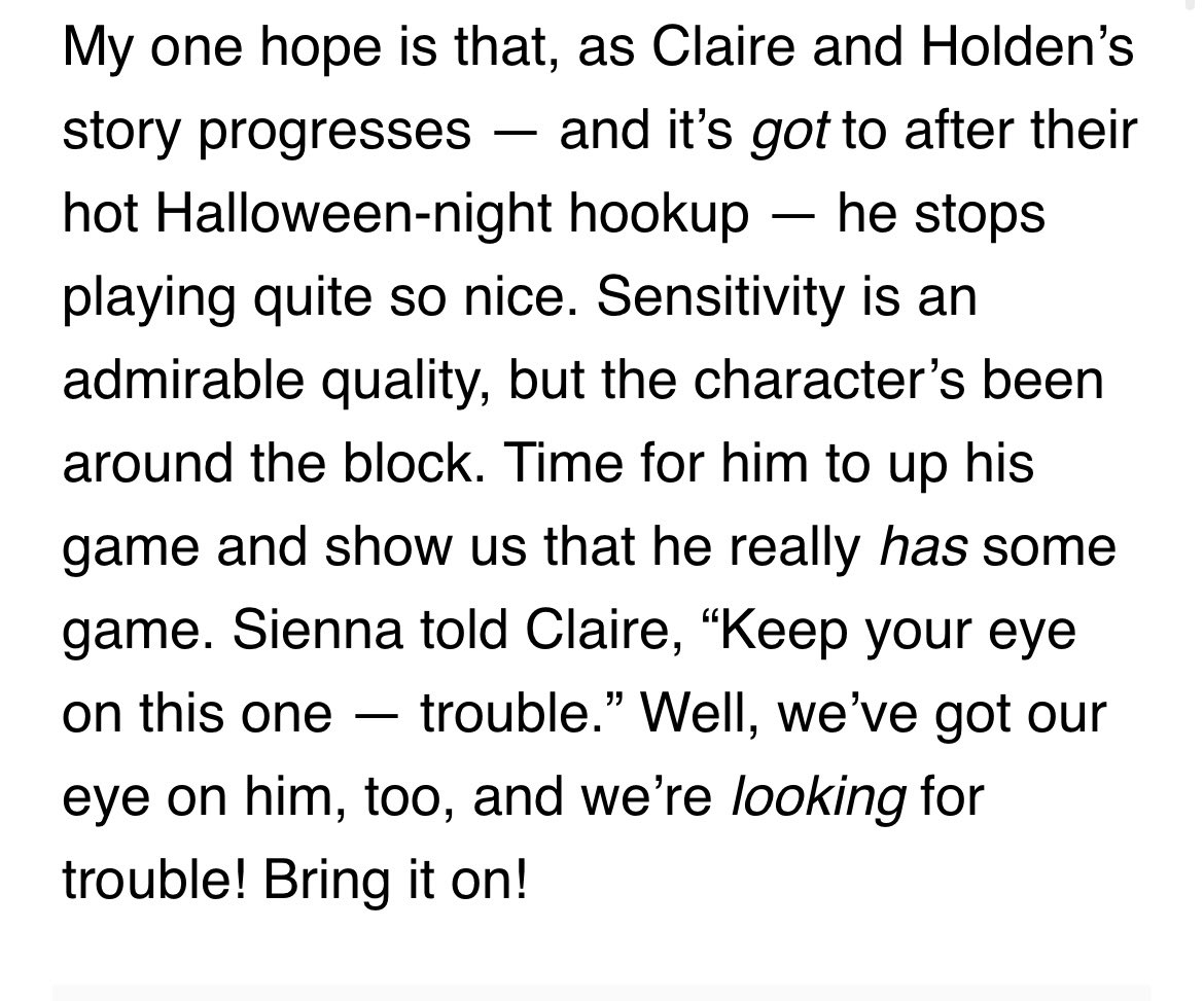 holdenandclaire's tweet image. #Colden #YR