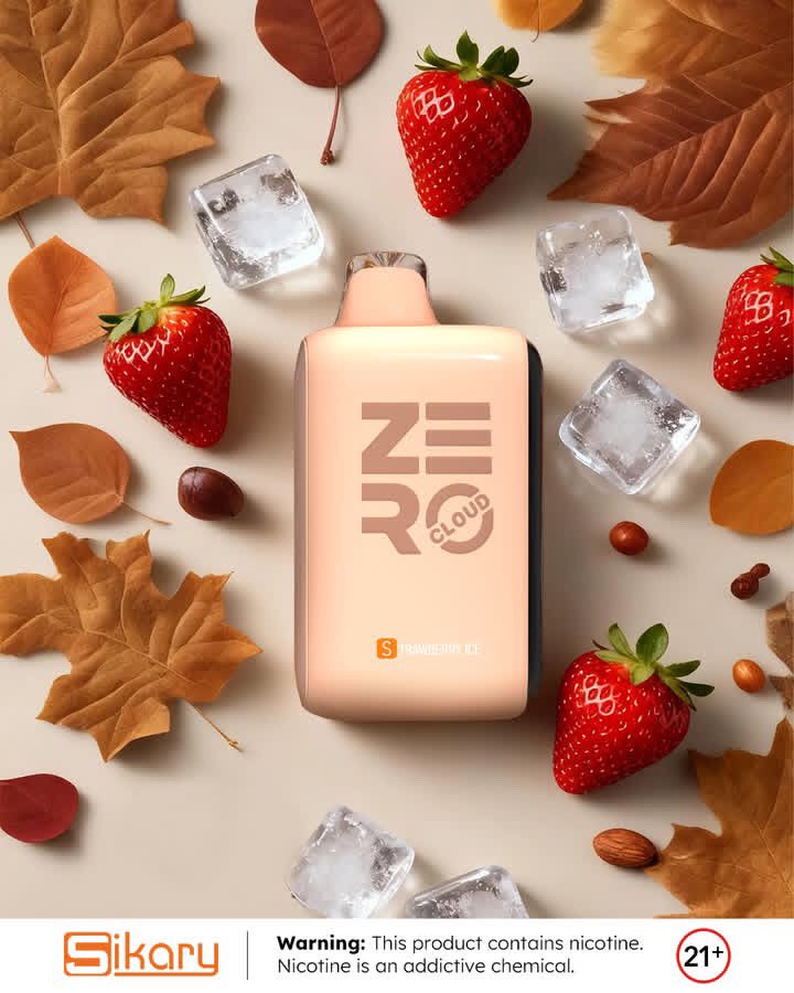 【Sikary ZERO Cloud: Strawberry Ice – Fall’s Coolest Indulgence】
Crisp strawberry sweetness + icy refreshment, wrapped in autumnal warmth—turn cozy leaf-peeping afternoons into sun-kissed, flavor-filled escapes.❗You must be 21+
#SikaryZeroCloud #StrawberryIceVape #FallVapeVibes